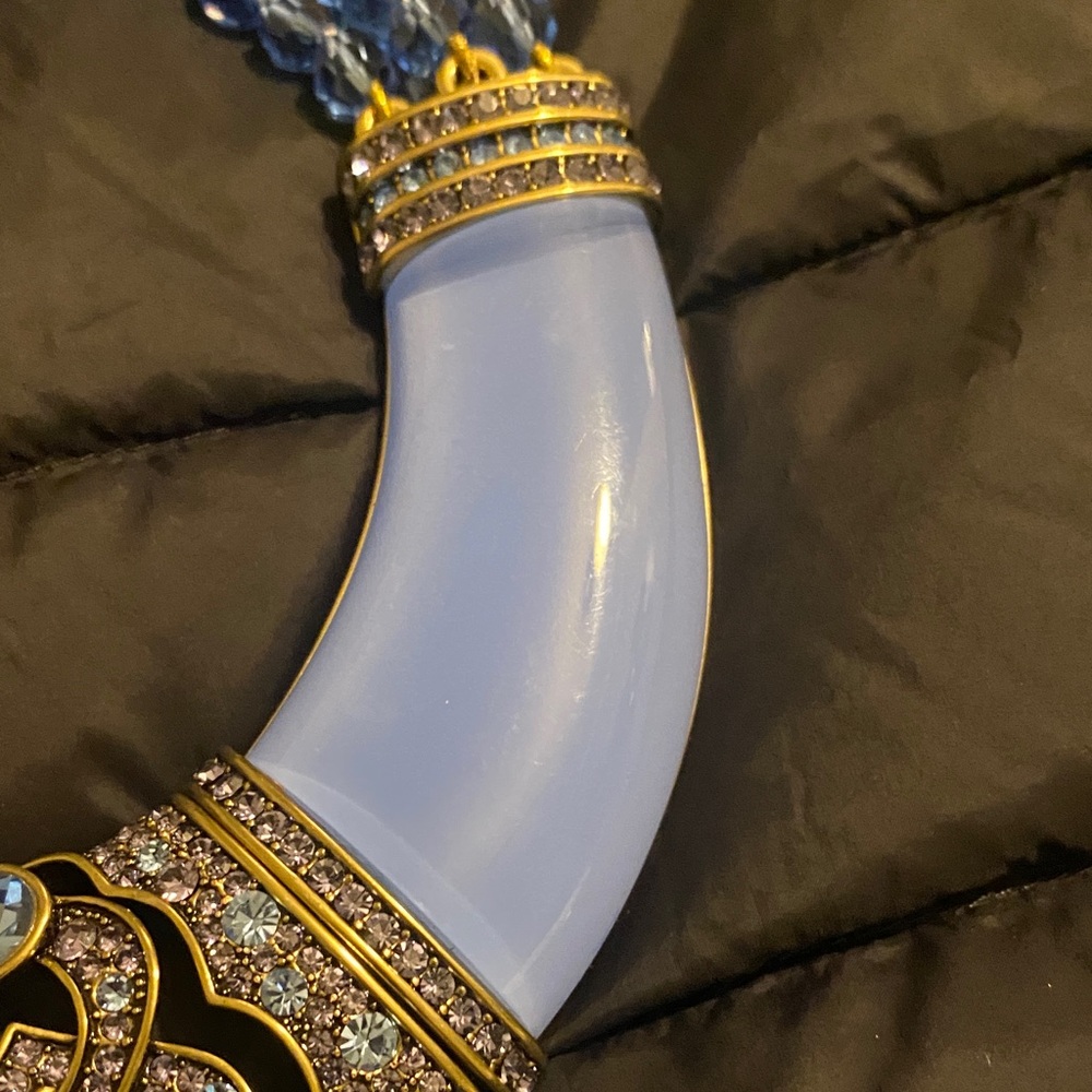 Heidi Daus Elegant Blue and Gold Necklace - Picture 16 of 16